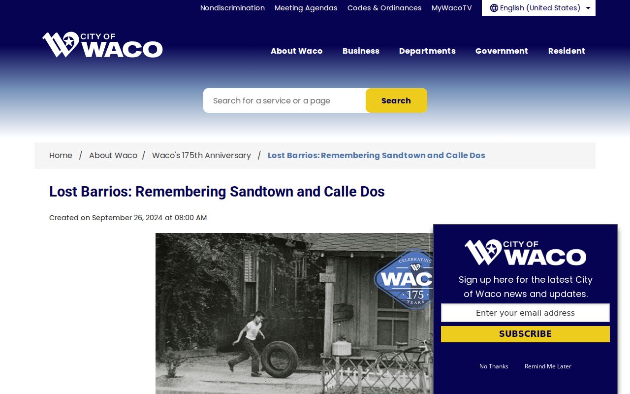 McLennan County city directory historical Waco collection source