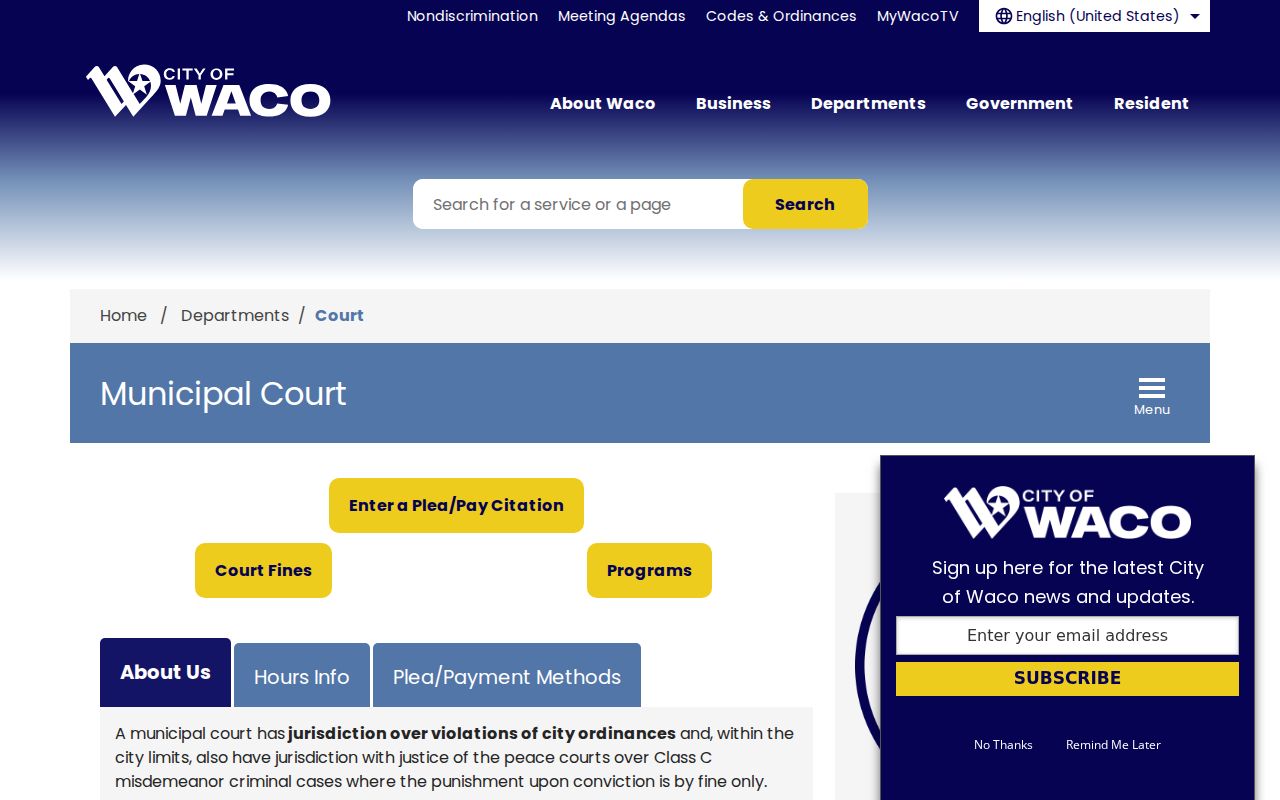 McLennan County city directory Waco municipal records source